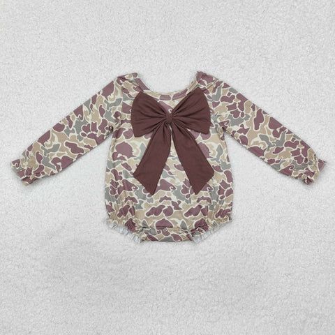 LR2034  baby girl clothes camo girl winter bubble