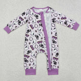 LR2038  baby girl clothes mardi gras girl winter romper