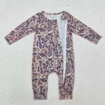 LR2050 Bamboo baby boy clothes camouflage boy winter romper