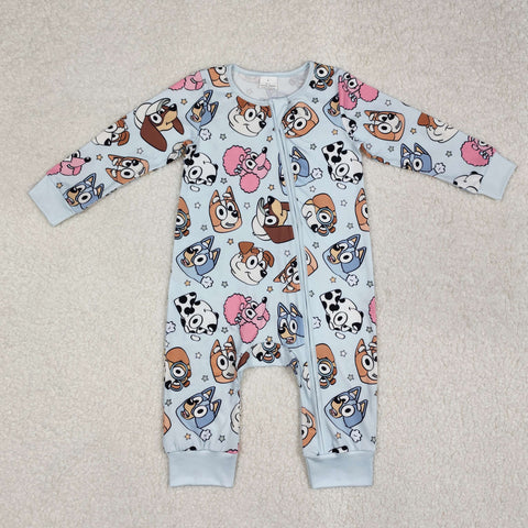 LR2062   baby boy clothes cartoon dog boy winter romper