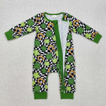 LR2090   baby boy clothes lucky toddler boy st. patrick romper