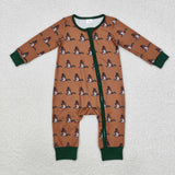 LR2154 baby boy clothes mallard toddler boy  winter romper