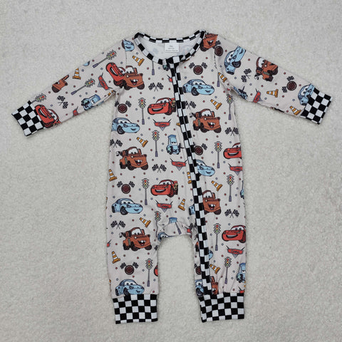 LR2160   baby boy clothes cartoon car boy winter romper