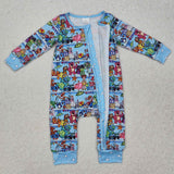 LR2163   baby boy clothes cartoon boy winter romper