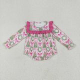 RTS kids matching clothing bows print clothing girl christmas clothing-2025.7.8