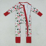 LR2203  baby girl clothes bows toddler girl christmas winter romper
