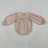 LR2205   baby girl clothes smocked turkey toddler girl winter thanksgiving day bubble