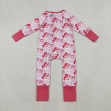 LR2243  baby girl clothes santa toddler girl christmas winter romper