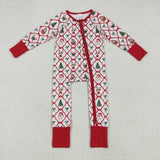 RTS kids matching clothing santa bows print clothing christmas winter clothing