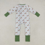 LR2269   baby boy clothes mallard toddler boy winter romper