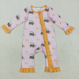 RTS kids matching clothing pumpkin print clothing baby fall clothing-2025.8.12