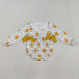 RTS kids matching clothing  pumpkin print clothing girl fall winter clothing-2025.9.5