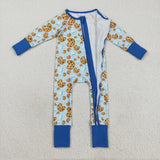 RTS kids matching clothing cookie milk print clothing baby winter romper-2025.8.12