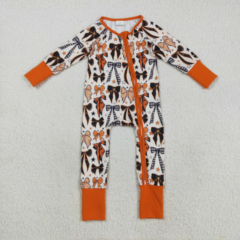 LR2409  baby boy clothes bows boy winter halloween romper