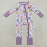 LR2442  baby girl clothes pumpkin girl winter romper
