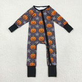 LR2464  baby boy clothes ghost boy halloween winter romper