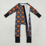 LR2464  baby boy clothes ghost boy halloween winter romper