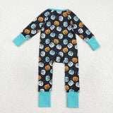 LR2465   baby boy clothes ghost boy halloween winter romper