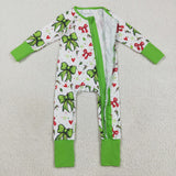 RTS kids matching clothing bows print clothing girl christmas winter clothing-2025.8.14