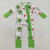 RTS kids matching clothing bows print clothing girl christmas winter clothing-2025.8.14