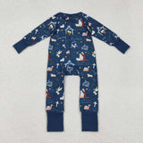 RTS kids matching clothing cartoon print clothing boy christmas winter clothing-2025.9.8
