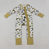 RTS kids matching clothing go team print clothing baby girl winter romper-2025.9.29