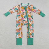 RTS kids matching clothing pumpkin print clothing girl fall winter clothing-2025.9.8