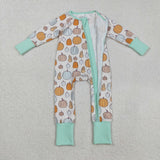 LR2565 baby boy clothes pumpkin boy  winter romper