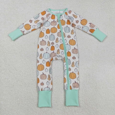 LR2565 baby boy clothes pumpkin boy  winter romper