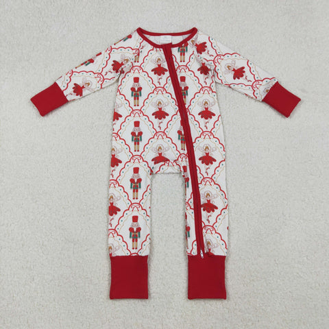LR2633  baby girl clothes ballet girl christmas winter romper