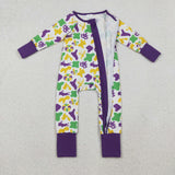 RTS kids matching clothing mardi gras print clothing girl winter clothing-2025.10.17
