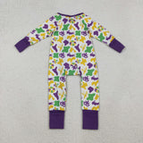RTS kids matching clothing mardi gras print clothing girl winter clothing-2025.10.17