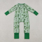 LR2654  baby girl clothes bows girl christmas winter romper