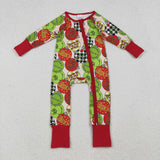 LR2658   baby boy clothes cartoon boy  christmas winter romper