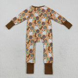 LR2663   baby boy clothes Cactus boy Halloween winter romper