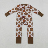 LR2690  baby boy clothes turkey boy thanksgiving winter romper