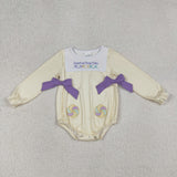 RTS kids matching clothing embroidery bows print clothing girl mardi gras clothing-2026.2.4