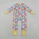 LR2778  baby girl clothes love girl Valentine romper