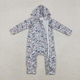 LR2813 baby boy  clothes camo boy hoodie winter romper