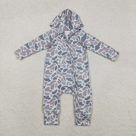 LR2813 baby boy  clothes camo boy hoodie winter romper