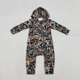RTS kids matching clothing camo print clothing baby winter romper-2025.12.9