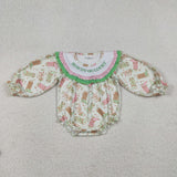 LR2840 baby girl clothes embroidery howdy print toddler girl winter bubble