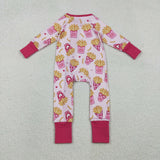 RTS kids matching clothing fries print clothing girl Valentine clothing-2025.12.3