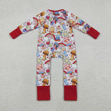 LR2852  baby girl clothes cartoon girl winter romper