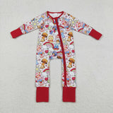LR2852  baby girl clothes cartoon girl winter romper