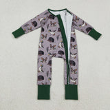 LR2886   baby boy clothes mallard boy winter romper