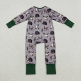 LR2886   baby boy clothes mallard boy winter romper