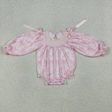 RTS  matching clothing kids floral print clothing baby girl summer bubble-2026.4.18