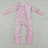 LR2960  baby boy clothes donuts print toddler boy Valentine's Day romper
