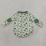 LR3050  baby boy clothes mallard print toddler boy fall romper